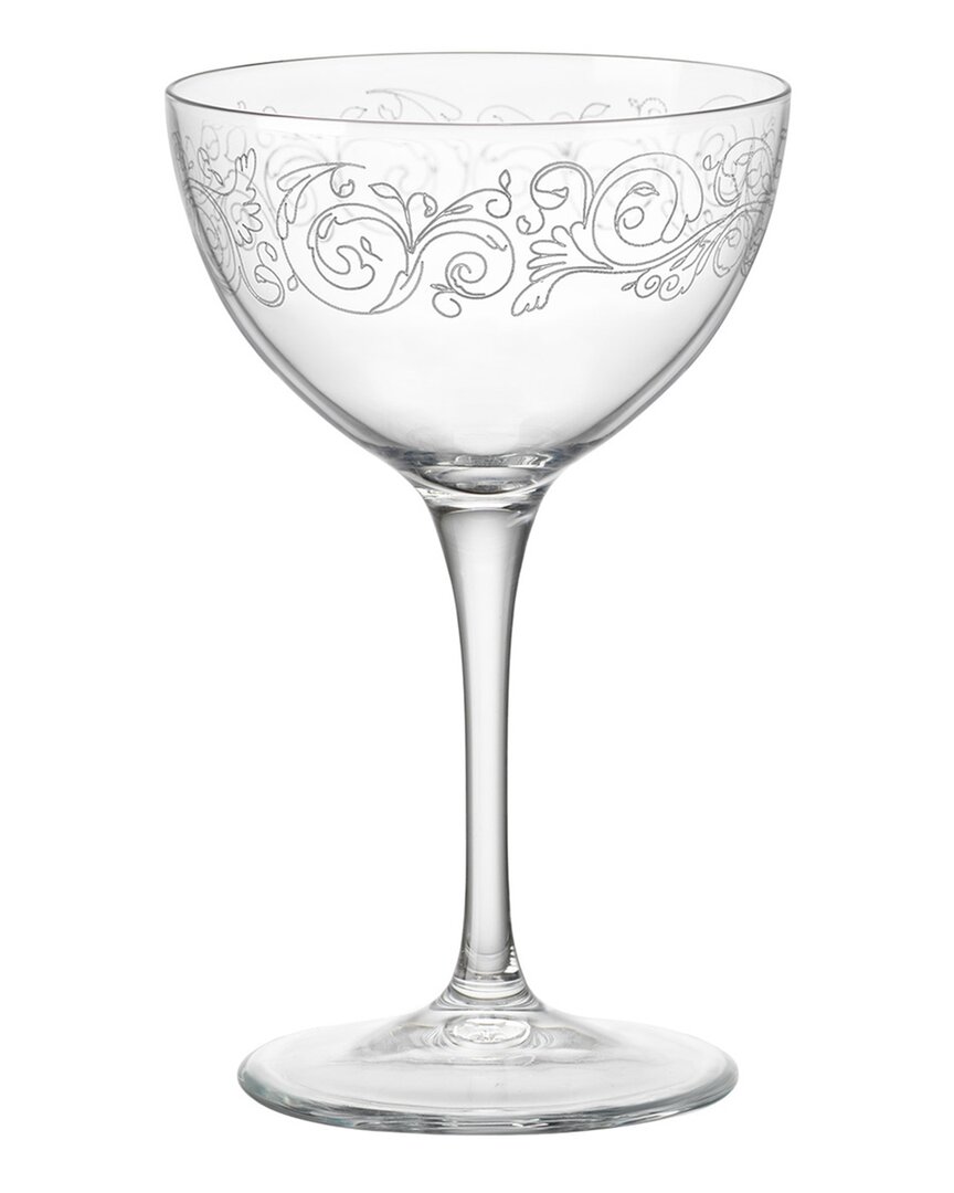 Bormioli Rocco Bartender 8oz Novecento Liberty Martini Cocktail Glasses (set Of 6)