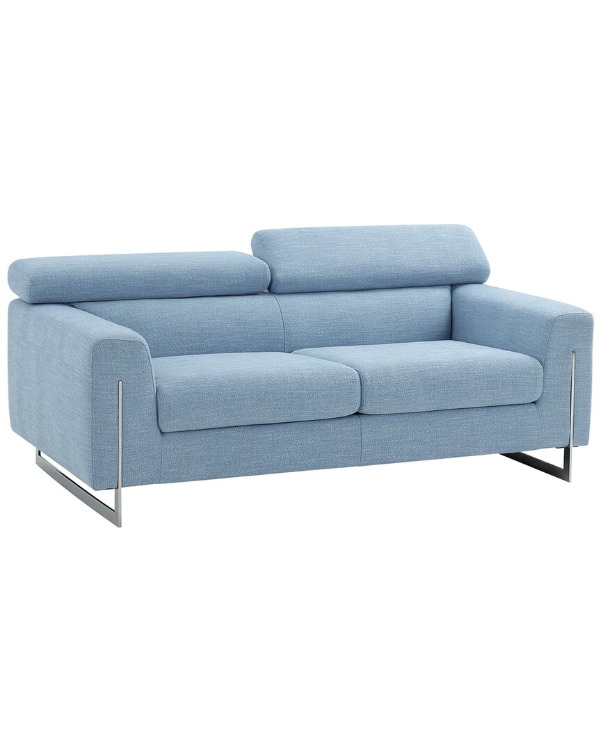 Pasargad Home Serena Modern Sofa In Blue