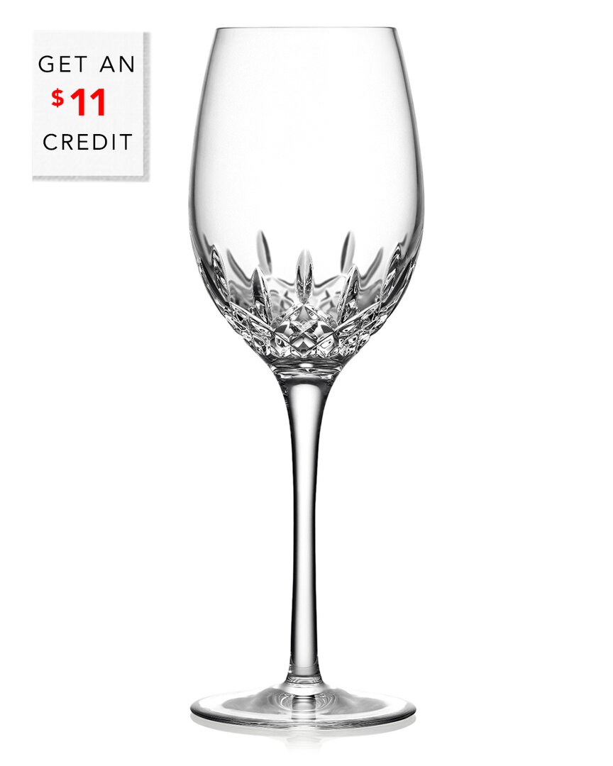 Waterford Lismore Essence Clear Medium Wine Glass With $11 Credit