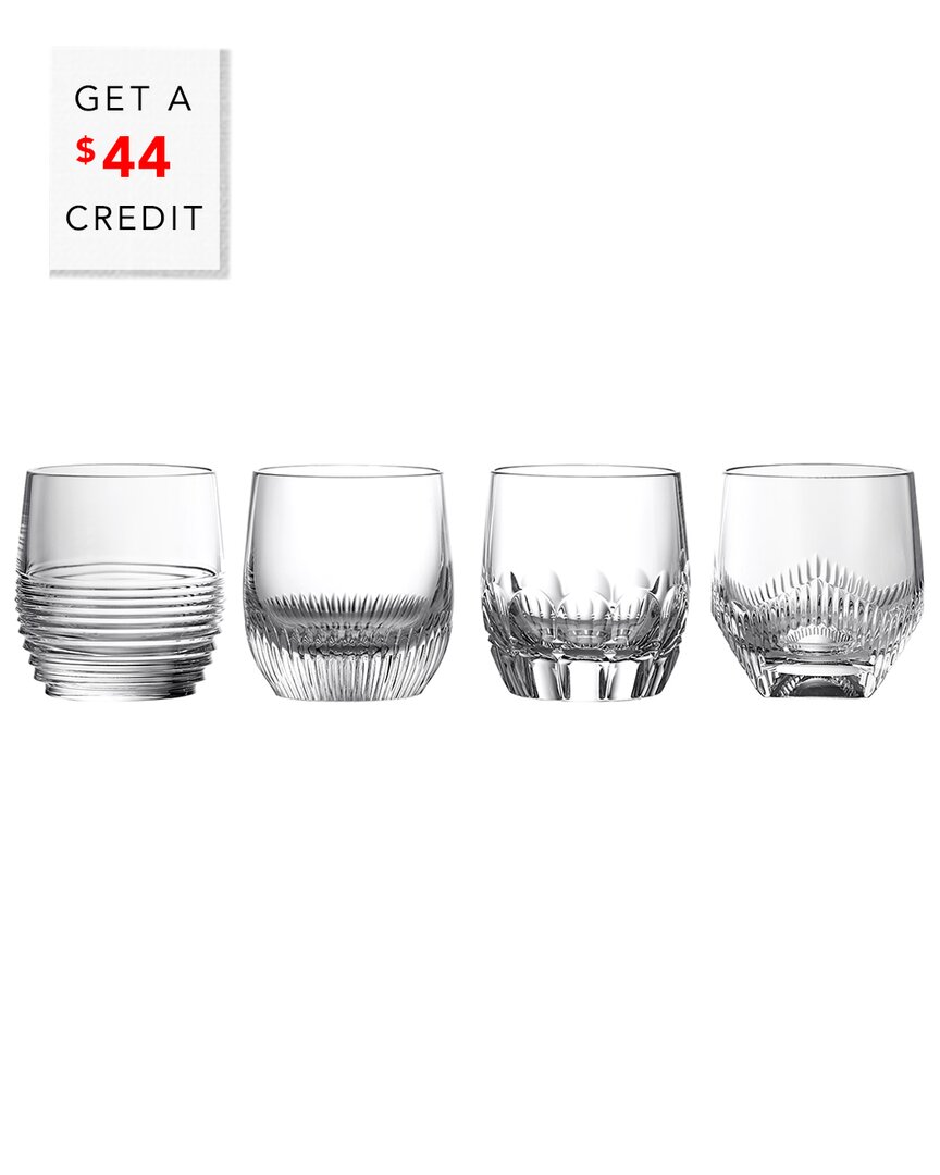 Waterford Set Of 4 Mixology Mixed Tumblers With $44 Credit