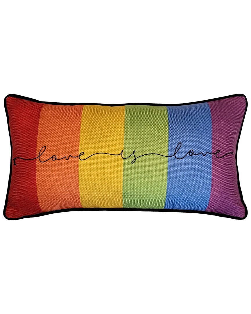 Edie Home 'love Is Love' Decorative Pillow