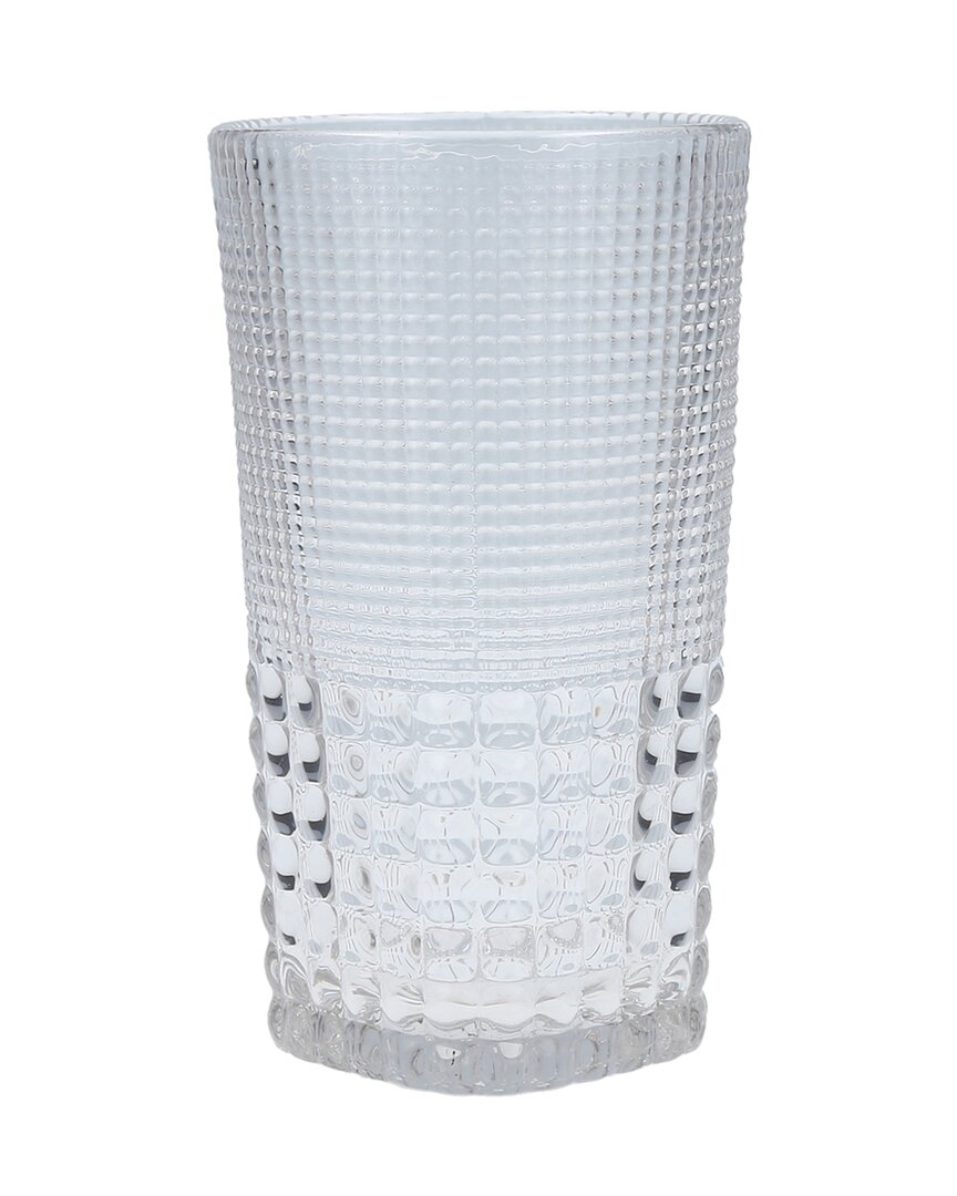 Fortessa Set Of 6 Malcolm 15oz Iced Beverage Glasses In Gray