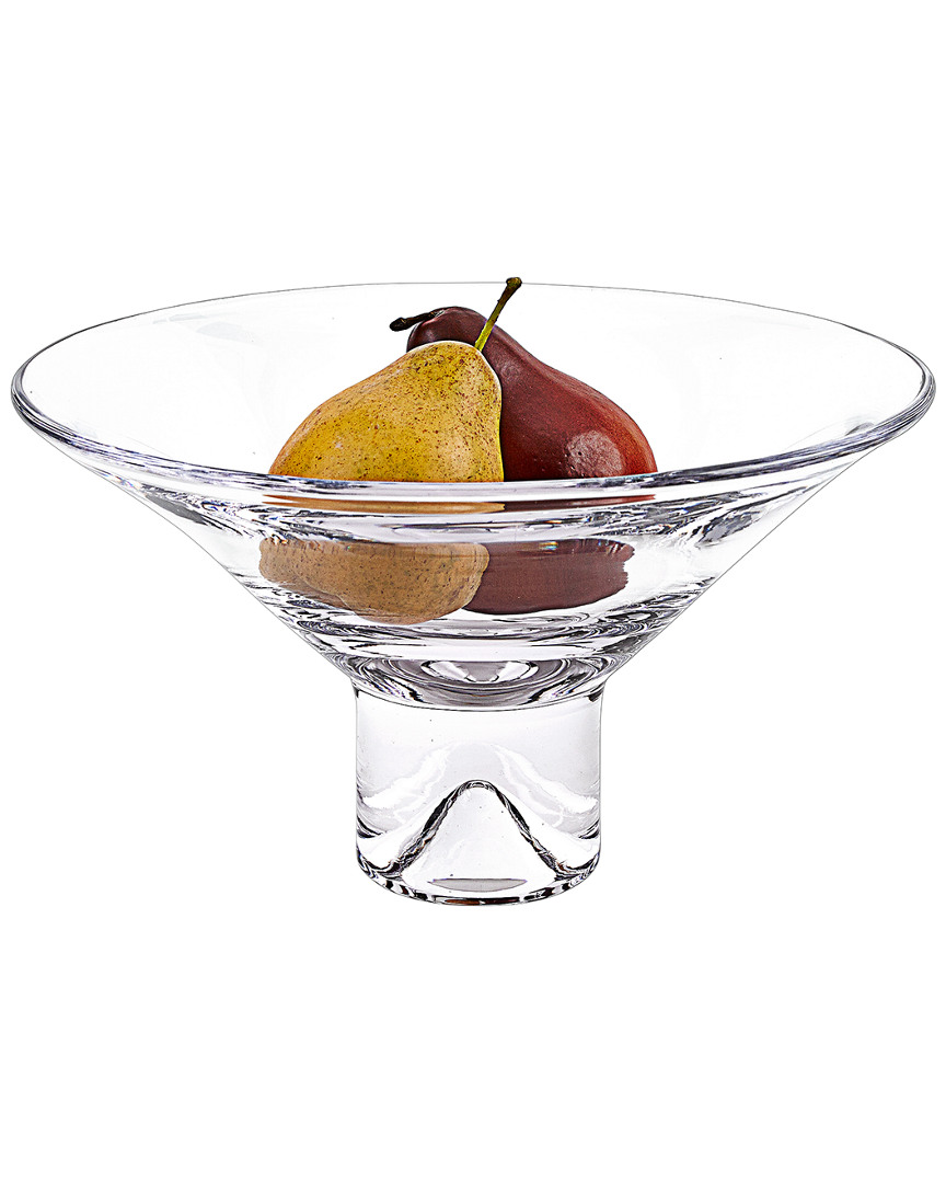 Badash Crystal Monaco Pedestal Lead Free Crystal Fruit Bowl