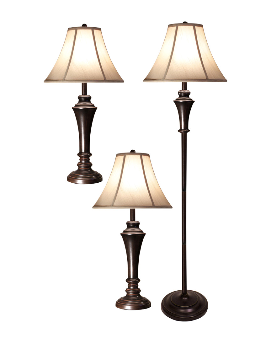 Stylecraft Set Of 3 Lamps