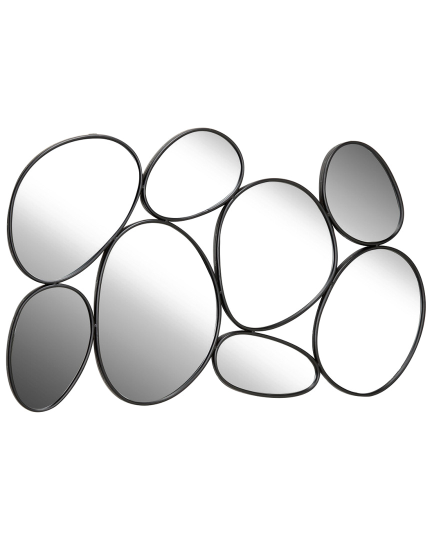 Peyton Lane Contemporary Geometric Oval Mirrors