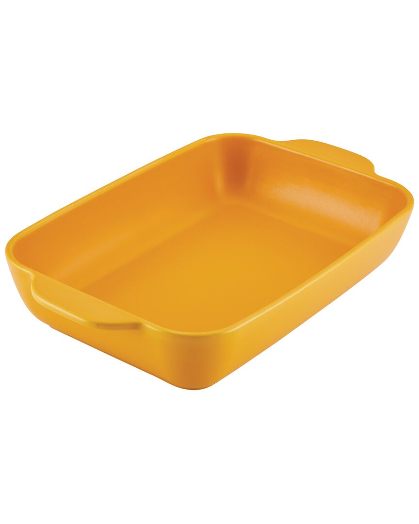 Ayesha Curry 9x13 Rectangular Ceramic Baking Dish In Yellow