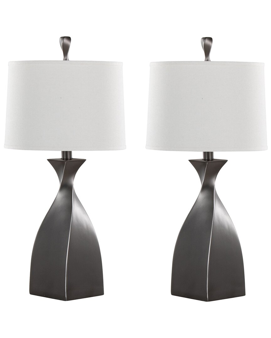 Lumisource Curvo 30 Contemporary Polyresin Table Lamp In Rub