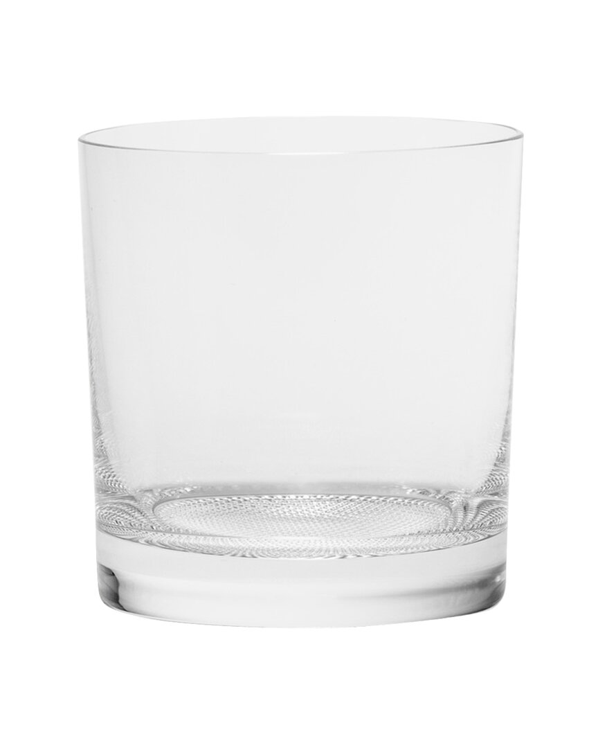Kosta Boda Limelight Double Old Fasioned Glasses (set Of 2) Monogram (a-z) In Clear