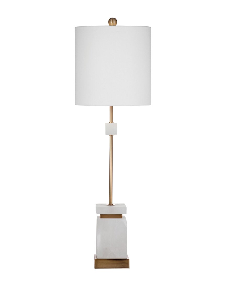 Bassett Mirror Regulus Table Lamp In White