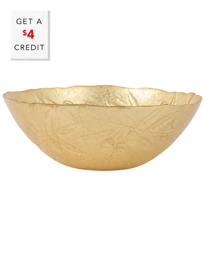 VIETRI VIETRI MOON GLASS OLIVE SMALL BOWL WITH $4 CREDIT
