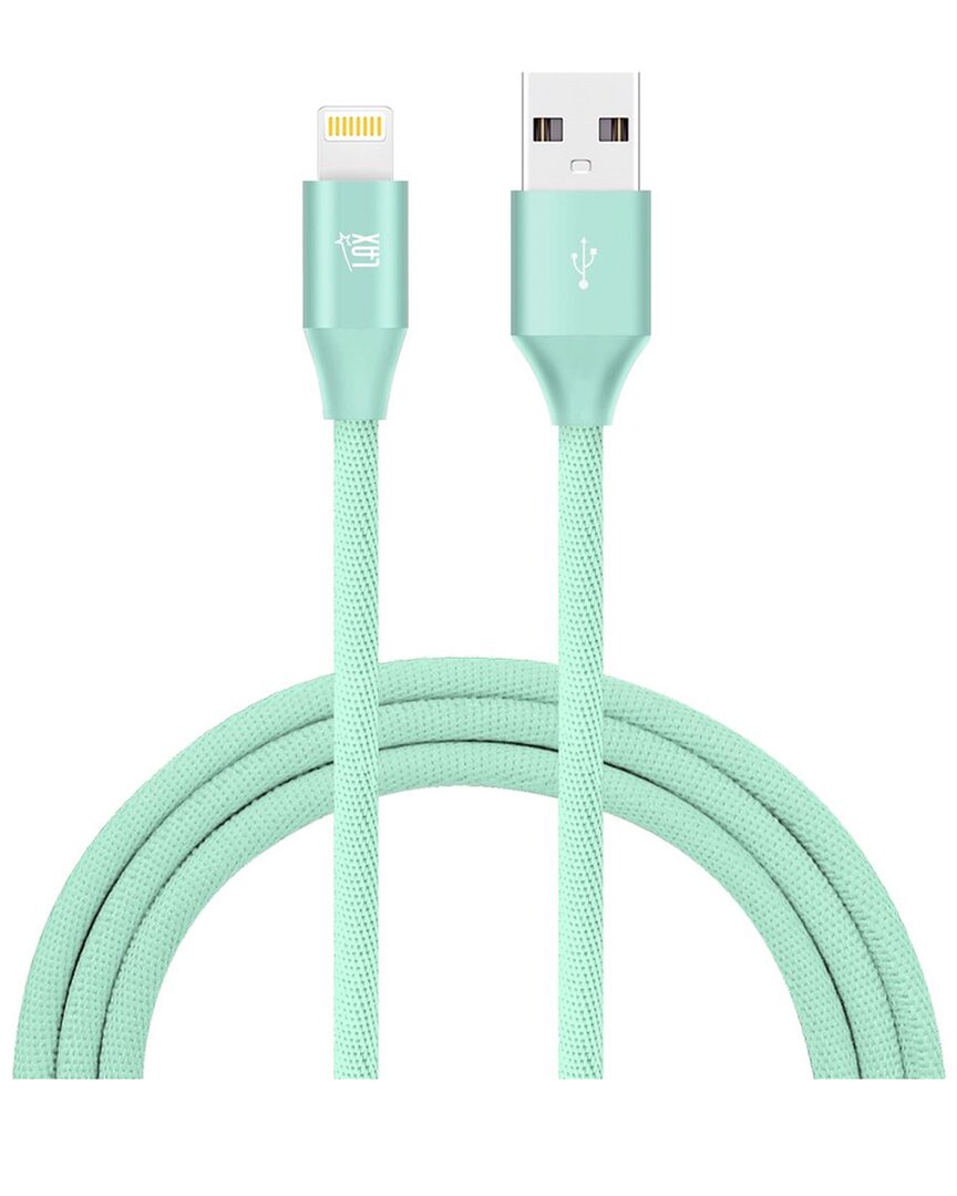 Lax Gadgets Apple Mfi Certified 10ft Turquoise Lightning To Usb Cable