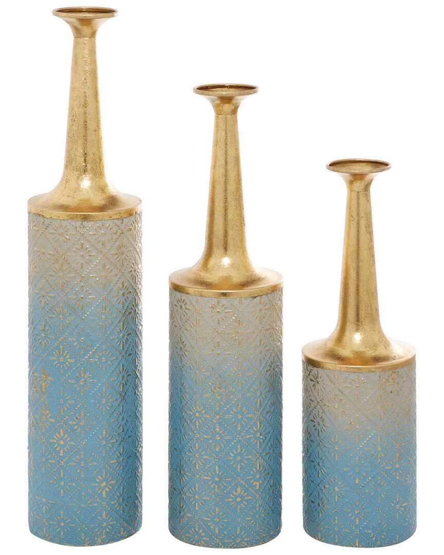 Peyton Lane Set Of 3 Coastal Style Vases