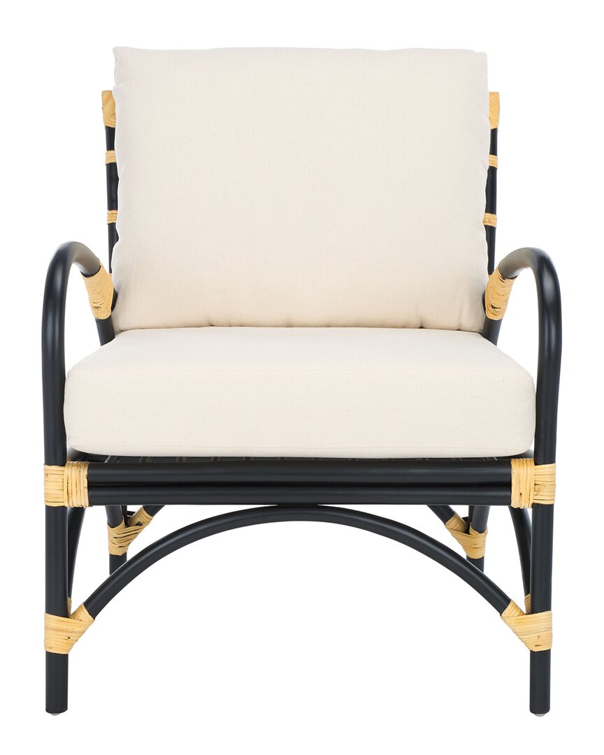 Safavieh Meara Accent Chair With Cushion In White