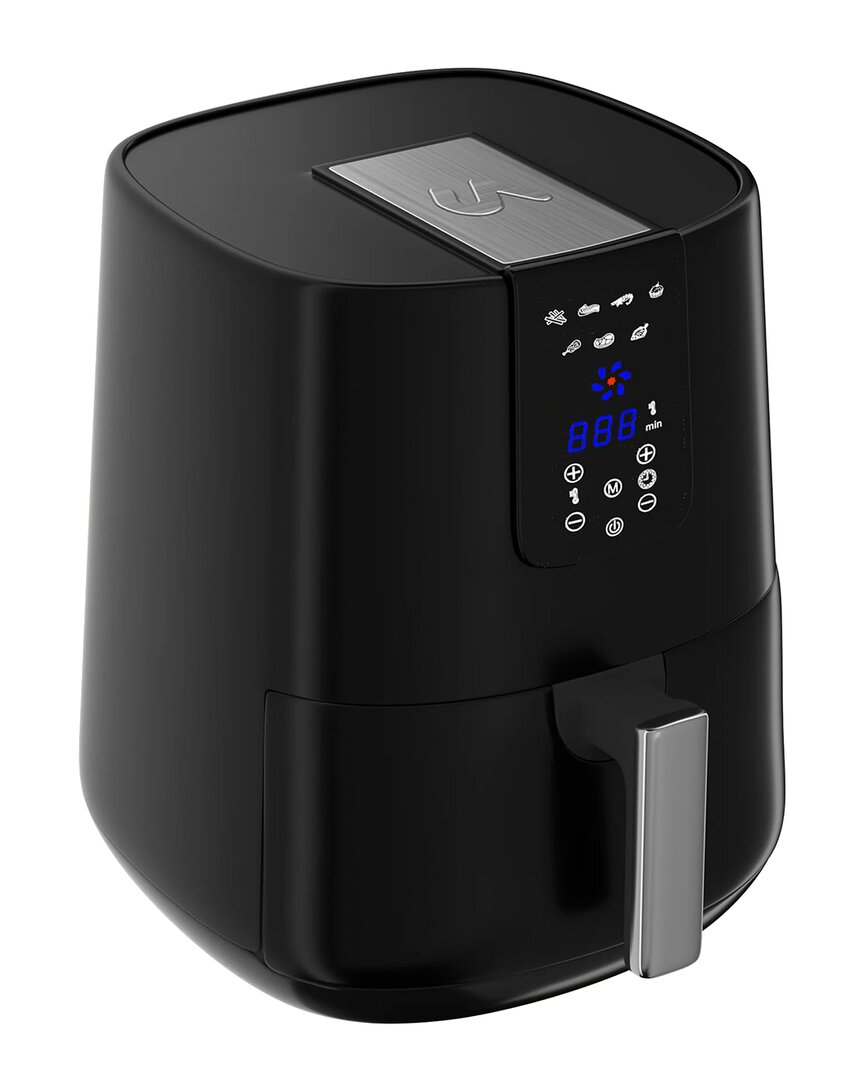 Uber Appliance Deluxe Digital Air Fryer - 5 Quart - 7 Pre Set Cooking Modes In Black