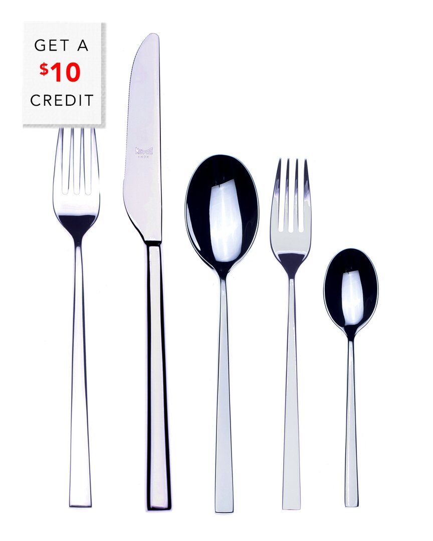 Mepra 5pc Flatware Set With $10 Credit