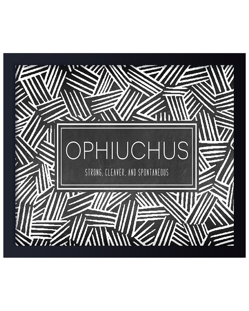 Ready2hangart Chichi Zodiac Framed Print Wall Art - Ophiuchus By Chichi Decor