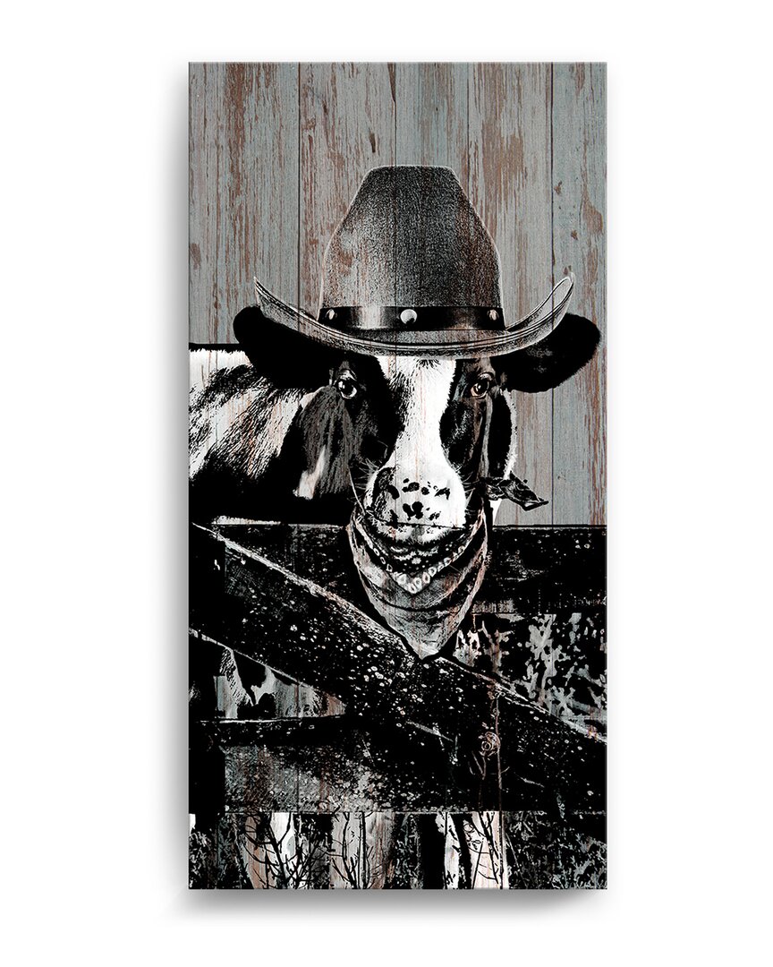 Ready2hangart Cow Ii Wrapped Canvas Wall Art By Olivia Rose