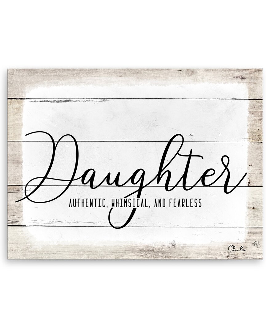 Ready2hangart Daughter Wrapped Canvas Wall Art By Olivia Rose