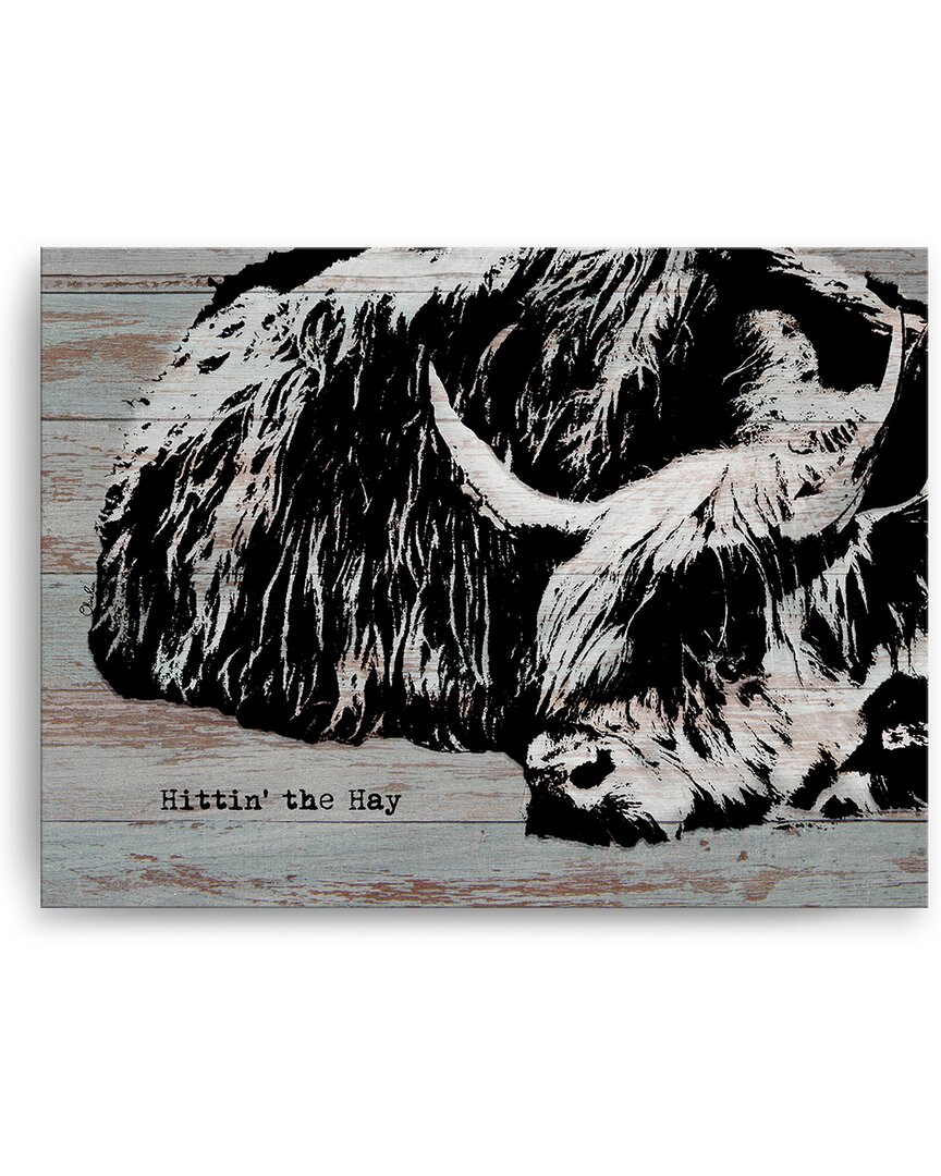 Ready2hangart Hittin The Hay Wrapped Canvas Wall Art By Olivia Rose