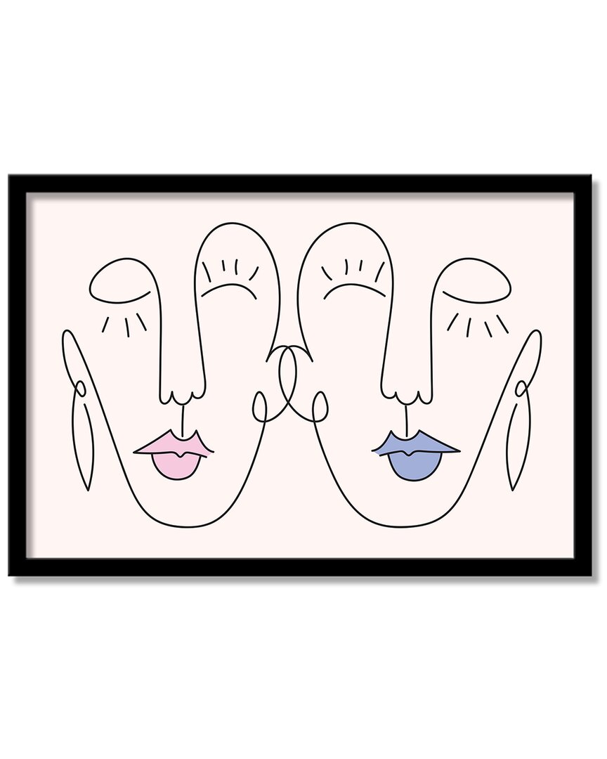 Ready2hangart Joie Contour Ii Framed Print Wall Art By Chichi Decor