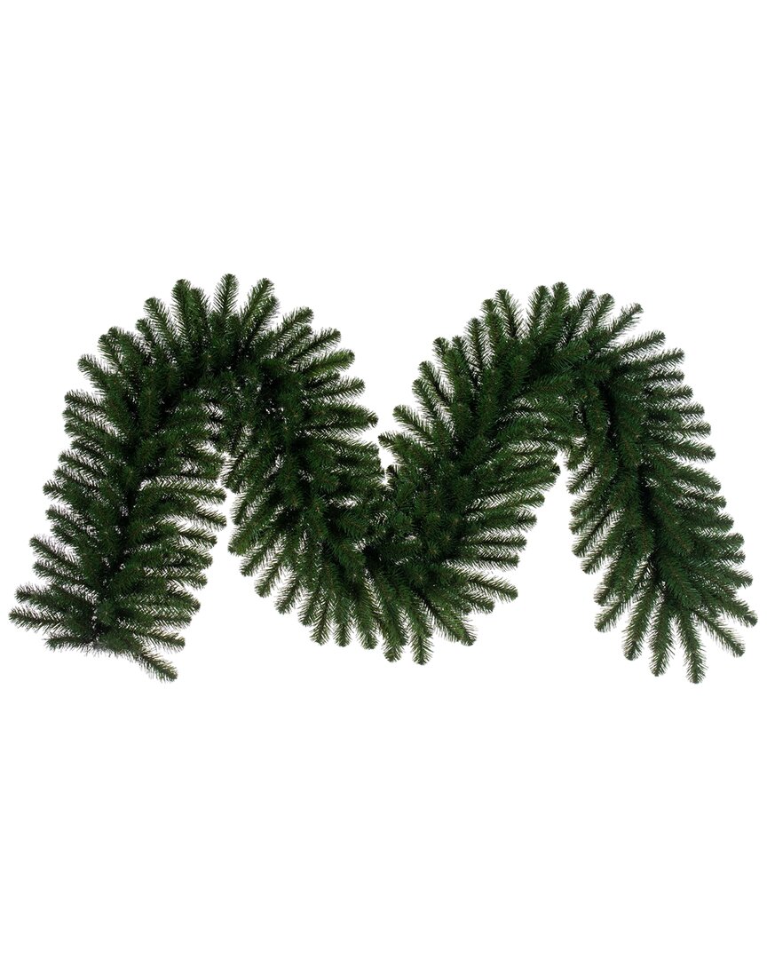 Vickerman 9ft Deluxe Sequoia Pine Artificial Unlit Garland With 320 Classic  Pvc Tips In Purple