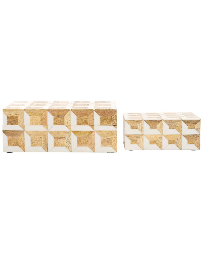 Safavieh Set Of 2 Lori Decor Boxes