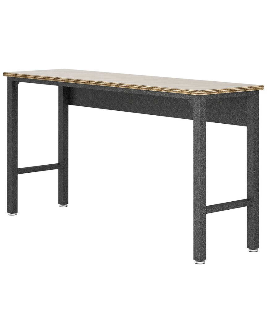 Manhattan Comfort Fortress Garage Table In Black