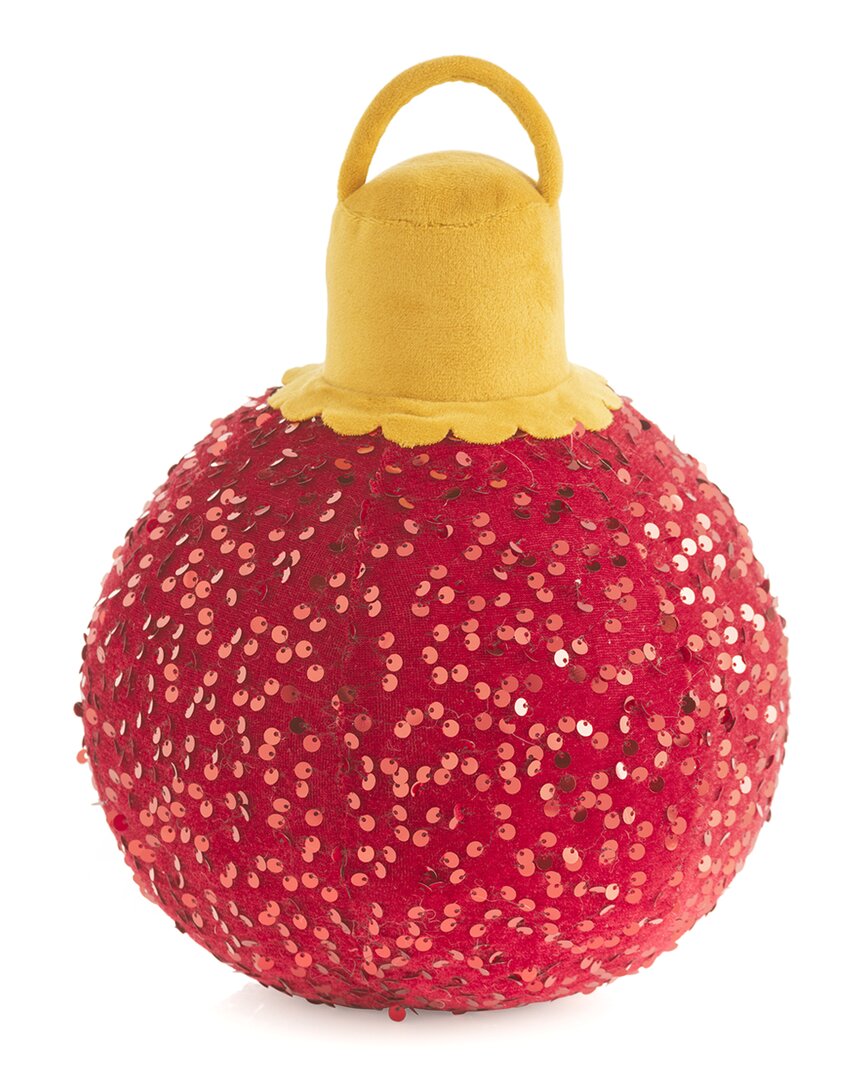 Shiraleah Merry Bauble Sequin Small Pillow