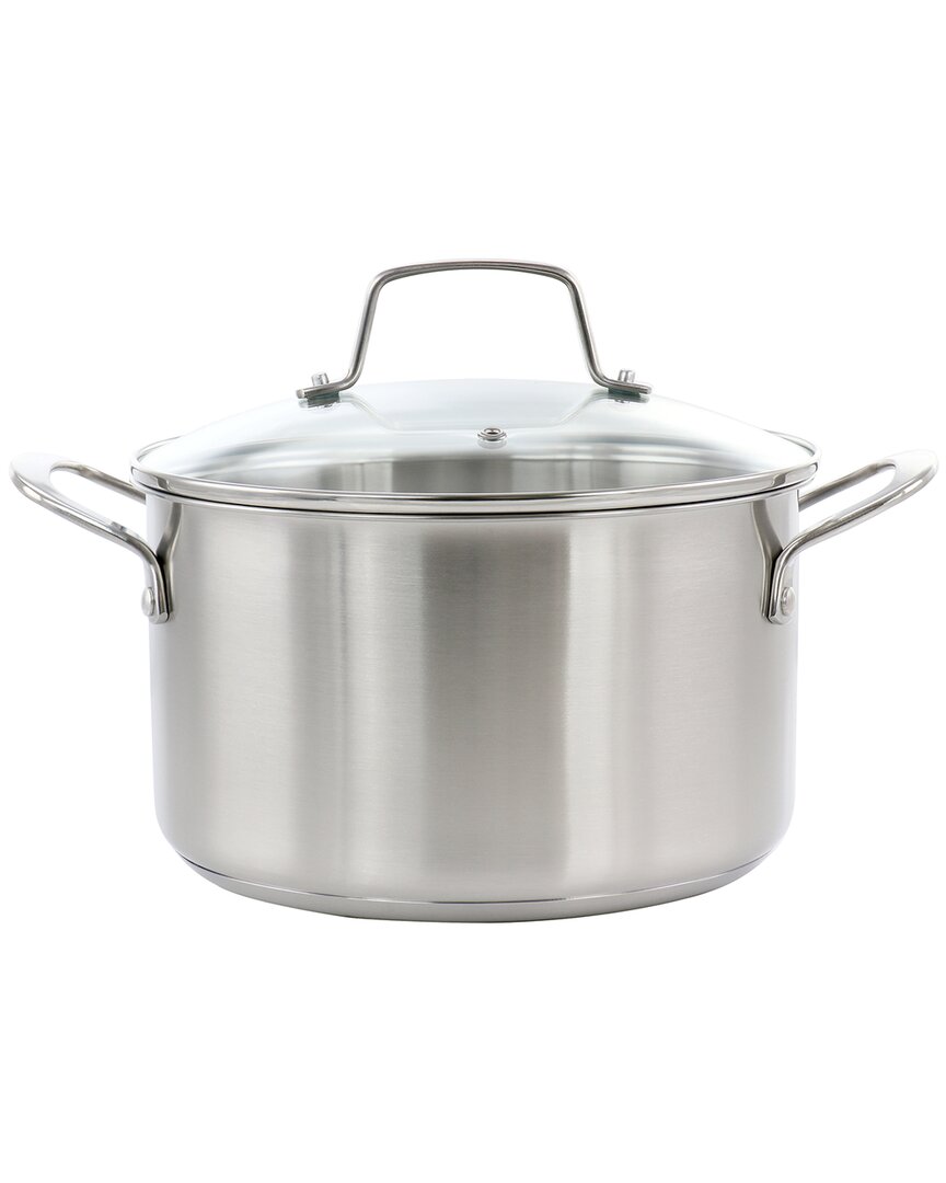 Martha Stewart Everyday Midvale 5qt Stainless Steel Dutch Oven With Lid
