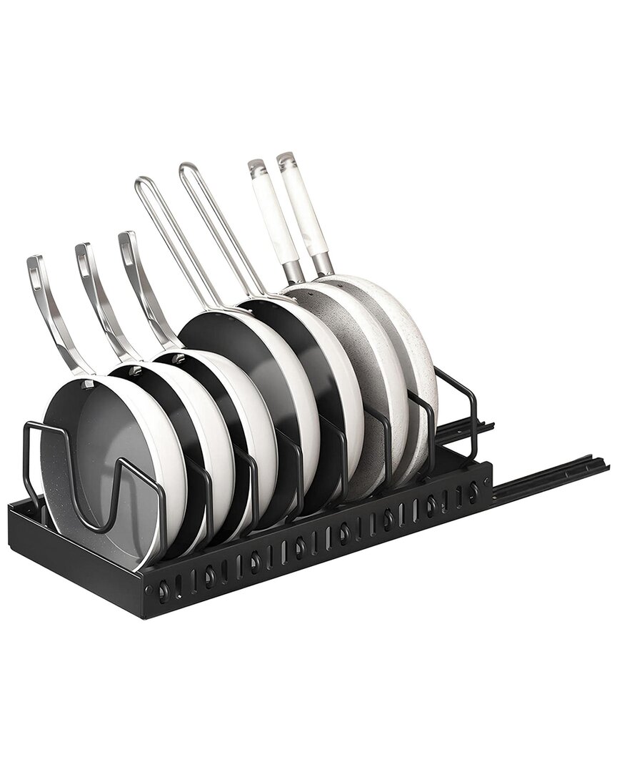 Fresh Fab Finds Newhome Pull Out Pots & Pans Organizer In Black