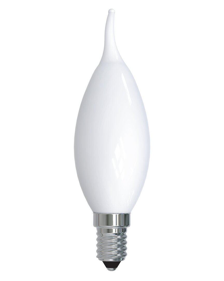 Bulbrite Pack Of 4-5 Watt Dimmable Milky Filament Ca10 Candelabra (e12) Led Bulb