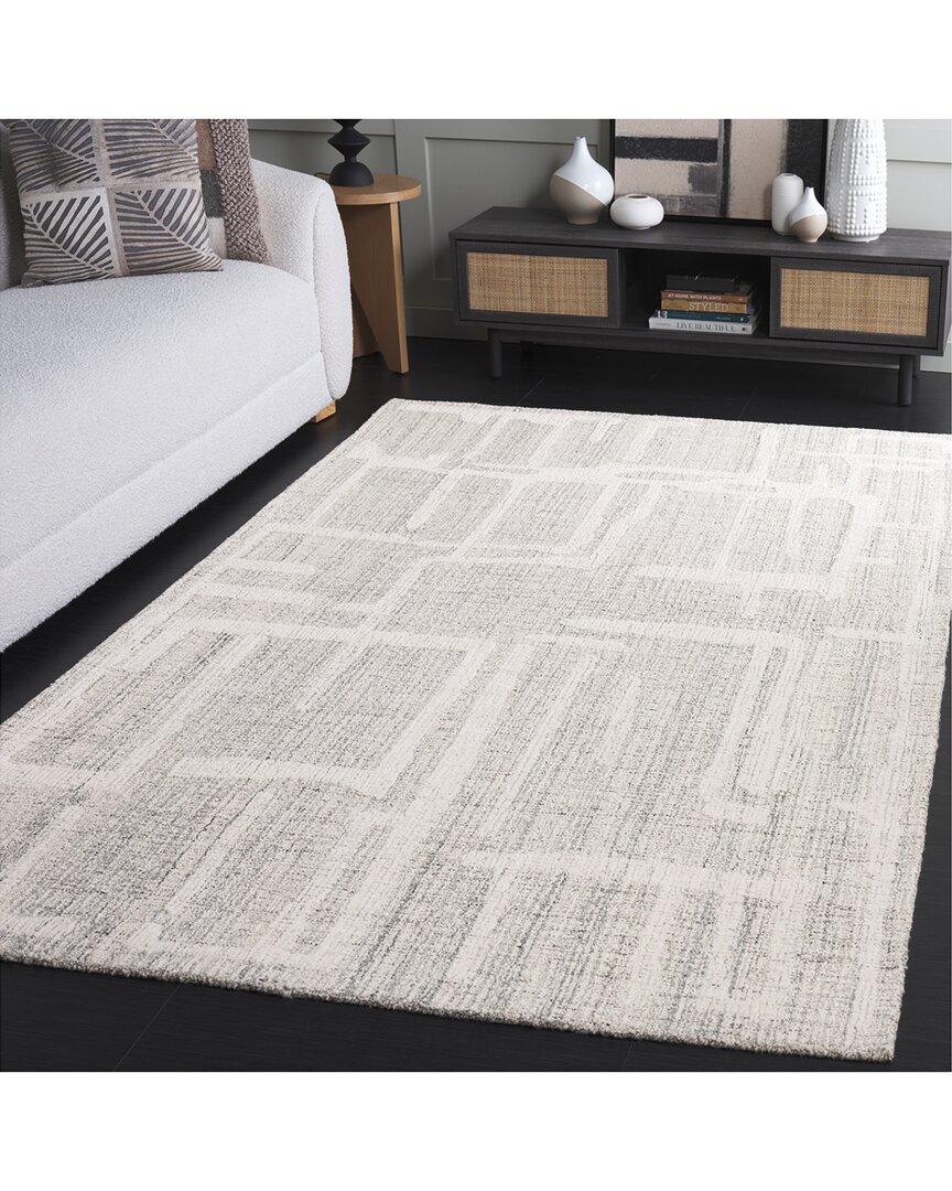 Safavieh Abstract Urban Loom Hand-tufted Wool Rug In Neutral