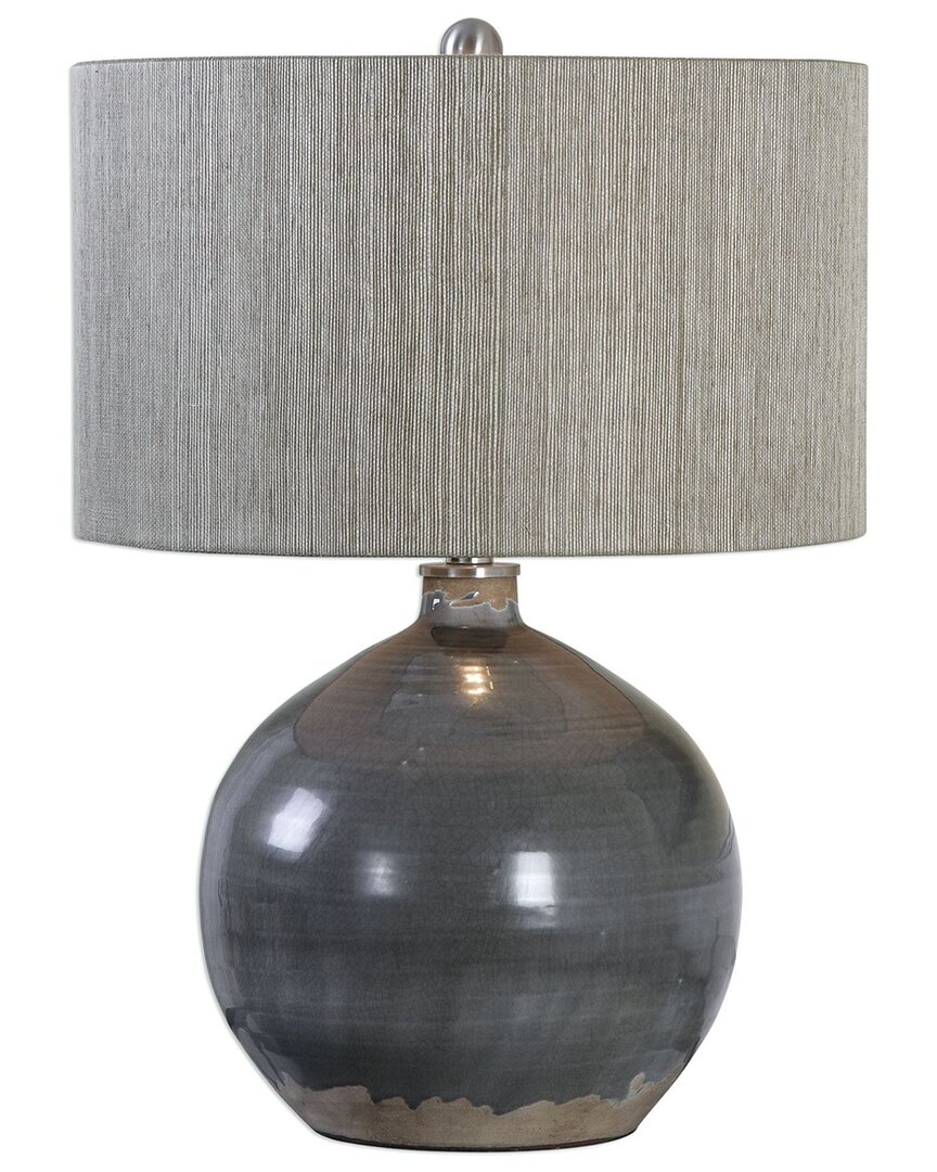Shop Uttermost Vardenis 24in Table Lamp In Gray