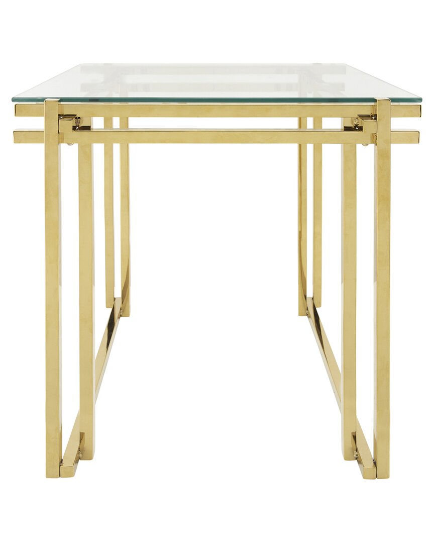 Sagebrook Home Metal 24in Side Table In Gold