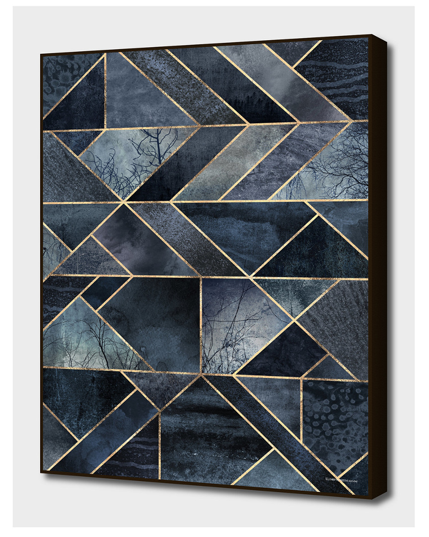 Curioos Abstract Nature - Dark Blue