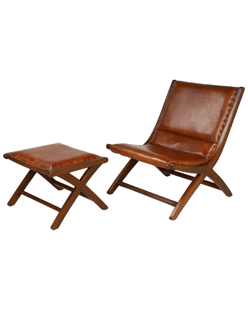 Peyton Lane Chair And Ottoman