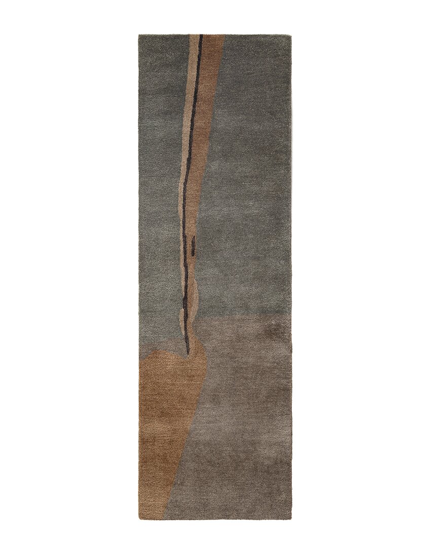 Obeetee Salina Wool Rug In Green