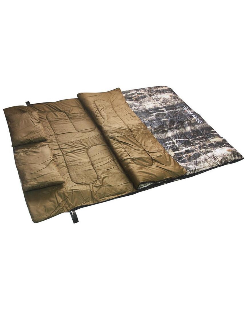 Serenelife Double Sleeping Bag With Two Pillows