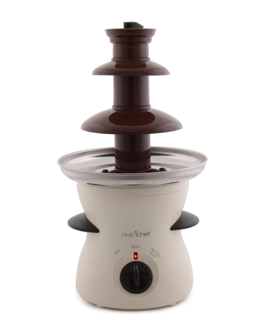 Nutrichef 3-tier Electric Chocolate Fondue Fountain