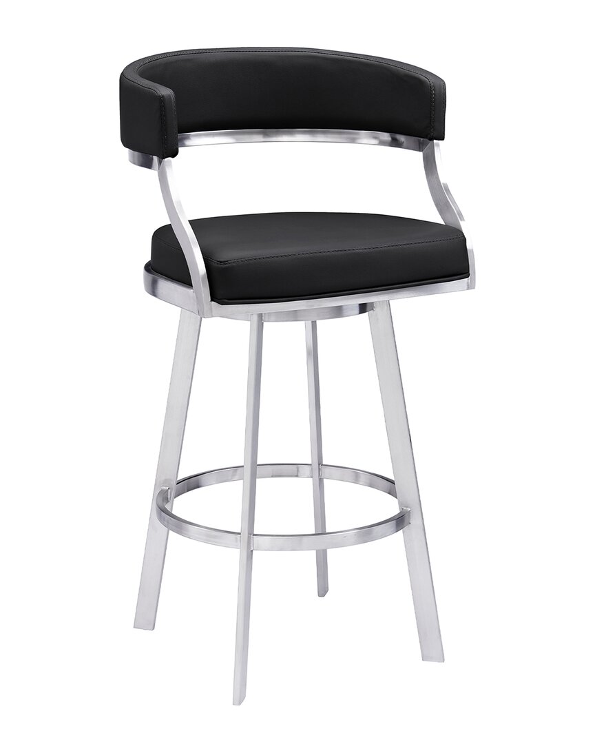 Armen Living Dione 26 Counter Height Bar Stool In Black