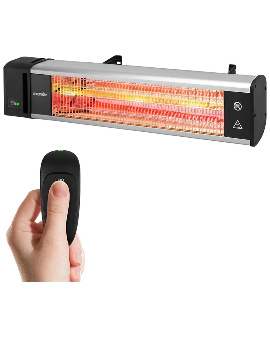 Serenelife Wall Mounting Silver Patio Heater
