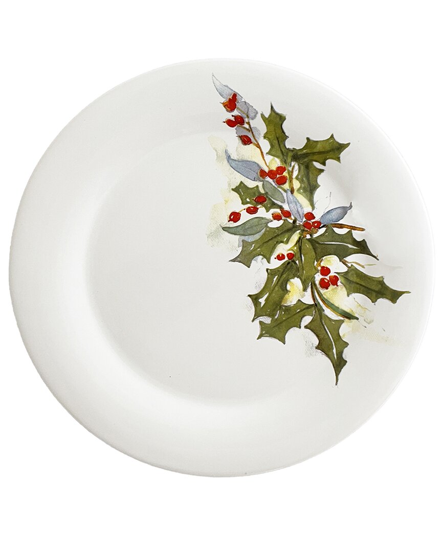Abbiamo Tutto Winterwonderland 6pc Dessert/salad Dish Set