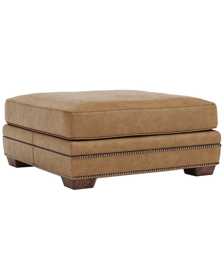 Bernhardt Grandview Leather Ottoman