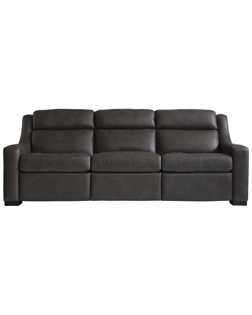 Bernhardt Germain Leather Power Motion Sofa