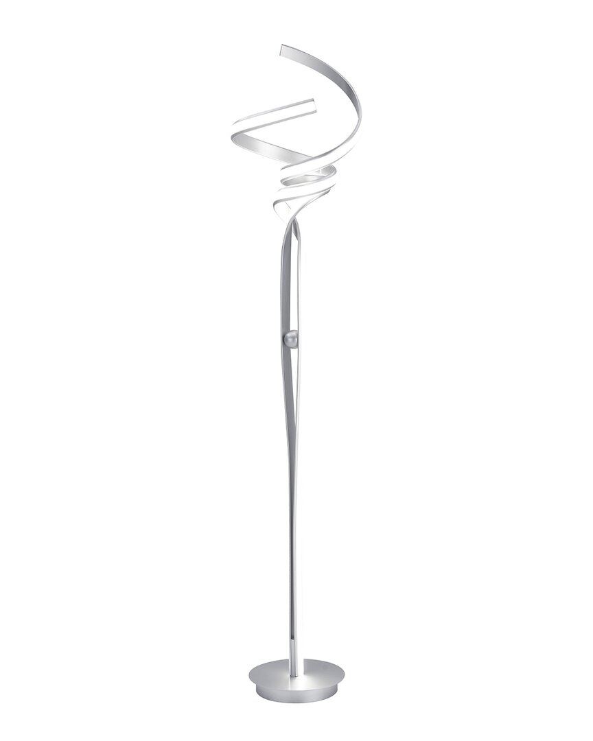 Shop Finesse Decor Munich Led Silver 63in Floor Lamp
