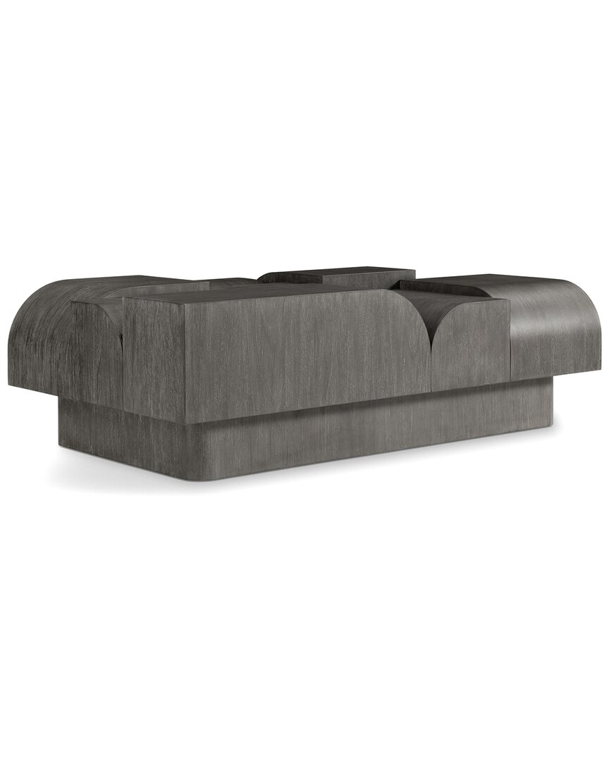 Bernhardt Basi Cocktail Table In Brown