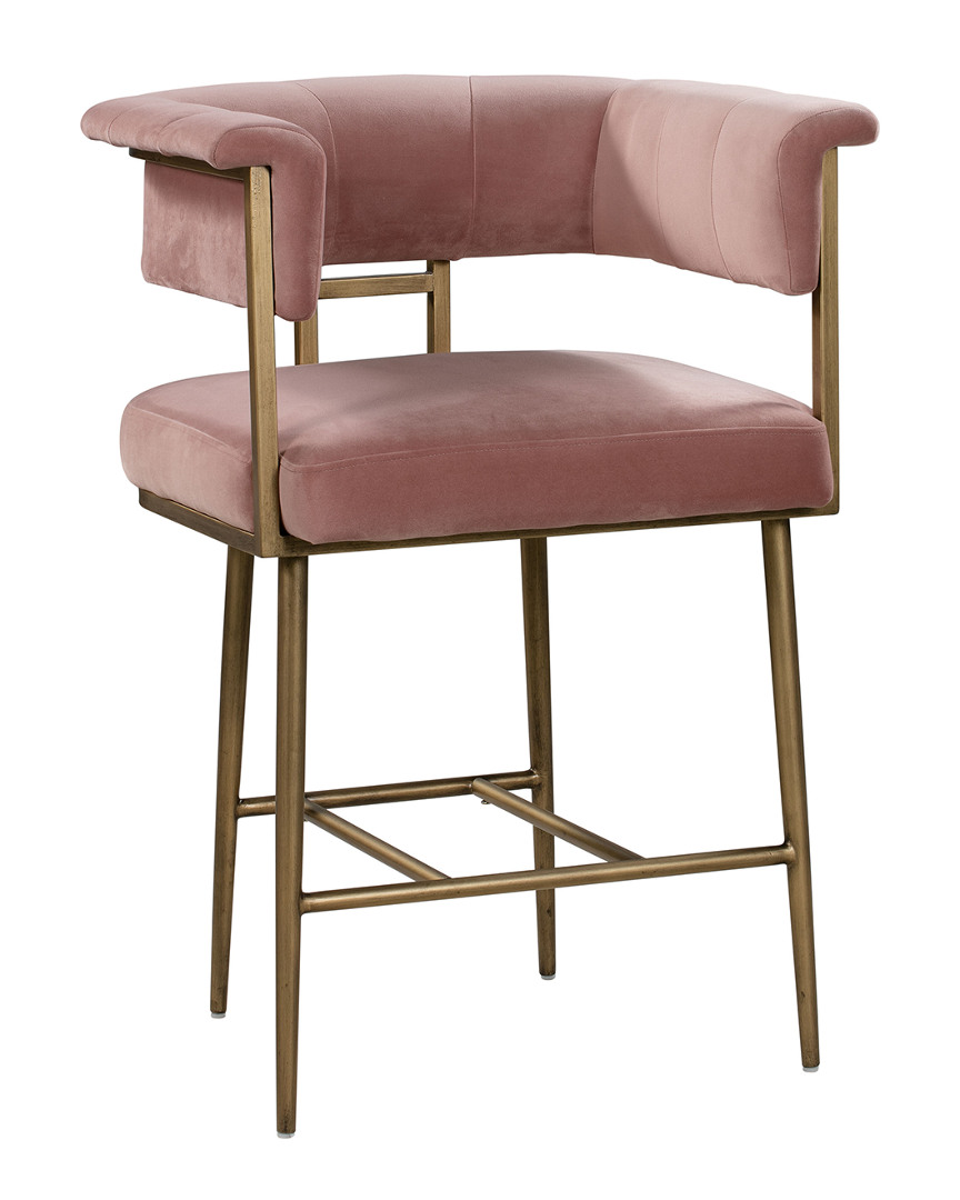 Tov Furniture Astrid Velvet Counter Stool