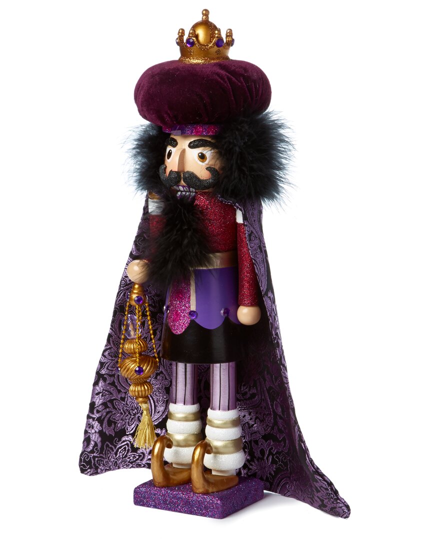 Kurt Adler 18-inch Hollywood Ballet Nutcracker In Purple