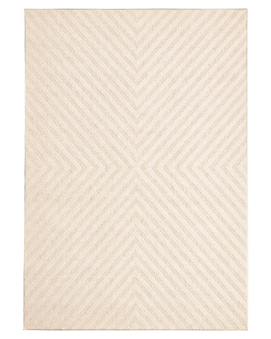 Ecarpet Milan Indoor/ Outdoor Rug In Ivory