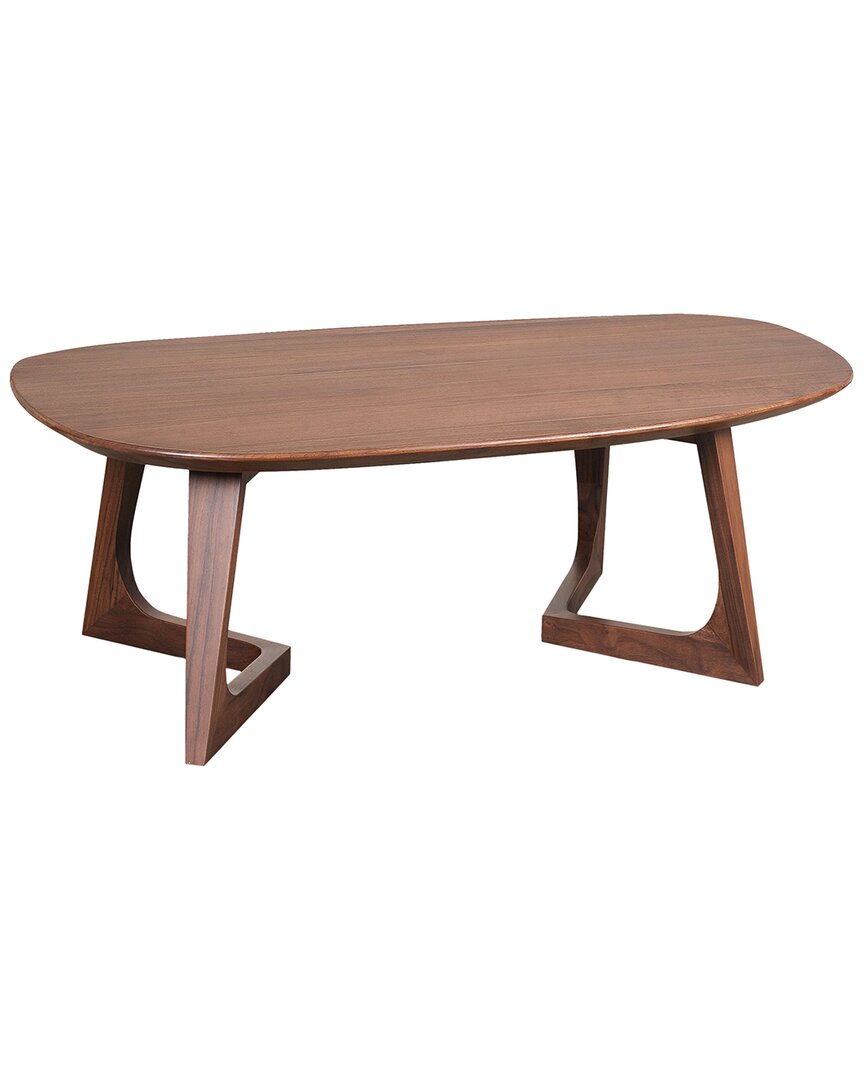 Moe's Home Collection Godenza Small Coffee Table In Brown